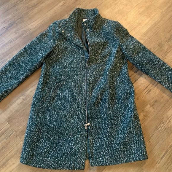 LOFT Jackets & Blazers - LOFT green tweed jacket
